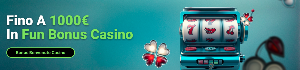Bonus di benvenuto! Registrati!